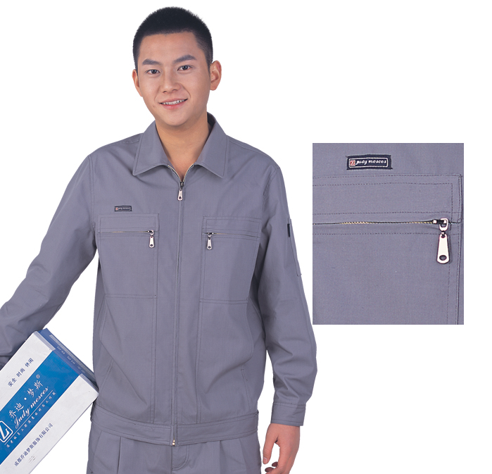 長(zhǎng)袖工作服 精細(xì)帆布 駝灰